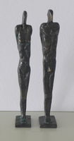 Heinrich Brockmeier, Art Paar, Bronze, Höhe 26 cm