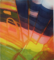 Farbsturm, Farbradierung, 48 x 43 cm, Auflage 50