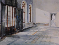 Villa Garzani, Farblithografie, 70 x 90 cm