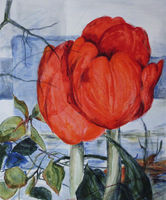 Tulpen, Farblithografie, 60 x 48 cm
