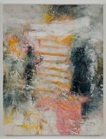 Armin Weinbrenner, Jetzt kehrt Ruhe ein, Farbrelief auf Holz, 130 x 100 cm, 2026