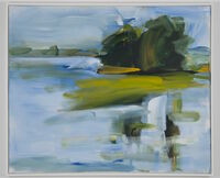 Puck Steinbrecher, "Wie Früher", Acryl auf Leinwand, 100 x 120 cm, 2026