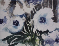 Anemone, Farbradierung, 19,5 x 25 cm, Auflage 75