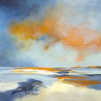 Katharina Lichtenscheidt, "Über das weite Land" , WVZ 1631, Acryl auf Leinwand, 100 x 100 cm, 2026
