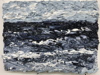 Helmut Helmes, Meer, Öl auf Leinwand, 30 x 40 cm