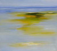 Wattenmeer 13.11.15, Acryl auf Leinwand, 160 x 180 cm, 2015